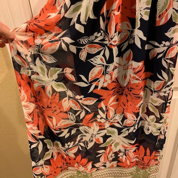 Enfocus Studio Sheer Dress with Shorter Navy Lining - Picture 3 of 7